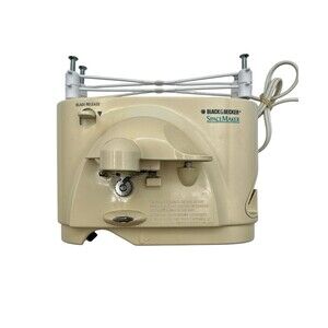 BLACK+DECKER EC85 WHITE Spacemaker Under Counter Can Opener /‎ Knife Sharpener